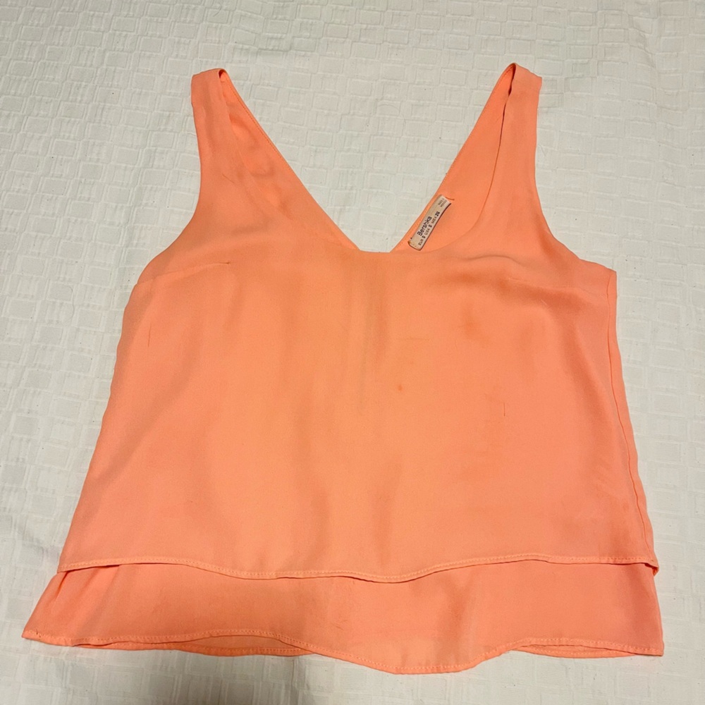 Peach Crop Top